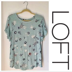 ✨ LOFT outlet flutter-sleeve tee ✨